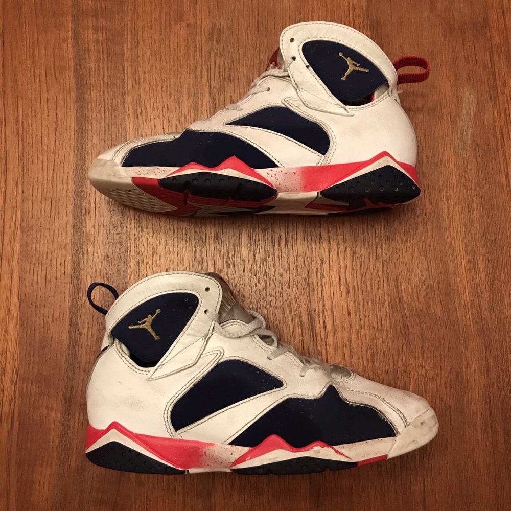 Vintage Air Jordan 7 Retro BP "Metallic Gold Coin"